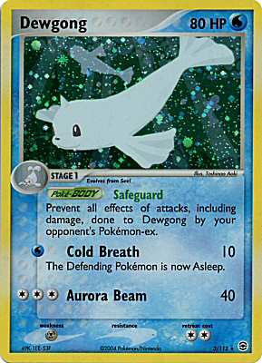 003 / 112 Dewgong rara foil (EN)  -GOOD-