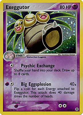005 / 112 Exeggutor rara foil (EN) -NEAR MINT-