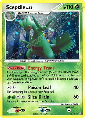010 / 100 Sceptile LV.56 rara foil (EN) -NEAR MINT-
