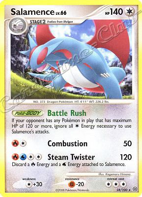 024 / 100 Salamence LV.66 rara (EN) -NEAR MINT-