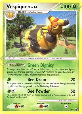 031 / 100 Vespiquen LV.44 rara (EN) -NEAR MINT-