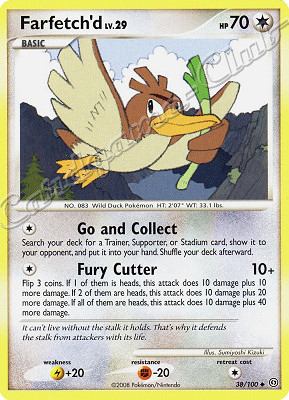 038 / 100 Farfetch'd LV.29 non comune (EN) -NEAR MINT-