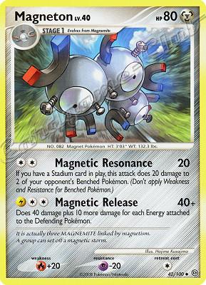 042 / 100 Magneton LV.40 non comune (EN) -NEAR MINT-