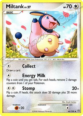 044 / 100 Miltank LV.27 non comune (EN) -NEAR MINT-
