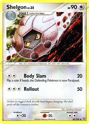 050 / 100 Shelgon LV.35 non comune (EN) -NEAR MINT-