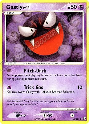 062 / 100 Gastly LV.14 comune (EN) -NEAR MINT-