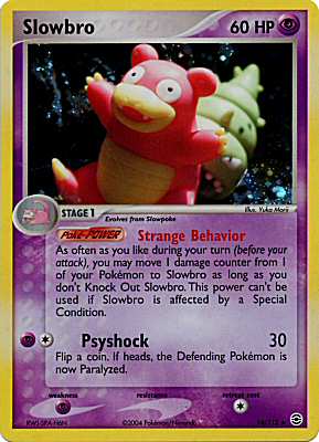 014 / 112 Slowbro rara foil (EN) -NEAR MINT-