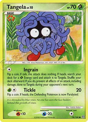 078 / 100 Tangela LV.10 comune (EN) -NEAR MINT-