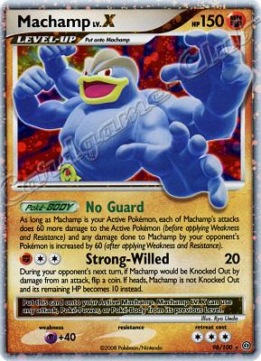 098 / 100 Machamp LV.X rara livello X foil (EN) -NEAR MINT-