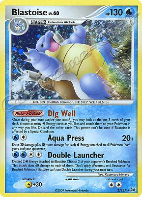 002 / 127 Blastoise LV.60 rara foil (EN) -NEAR MINT-