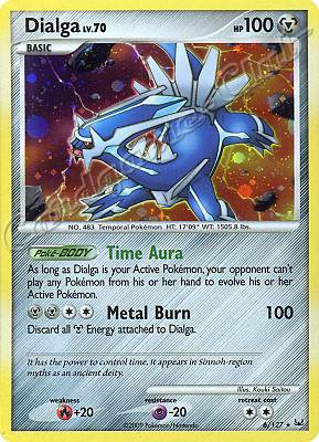 006 / 127 Dialga LV.70 rara foil (EN) -NEAR MINT-