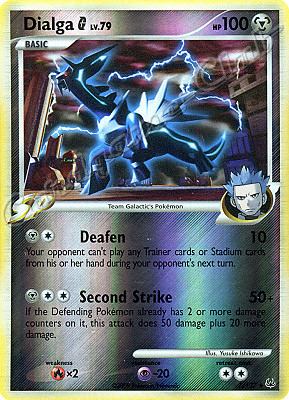 007 / 127 Dialga SP LV.79 rara foil reverse (EN) -NEAR MINT-