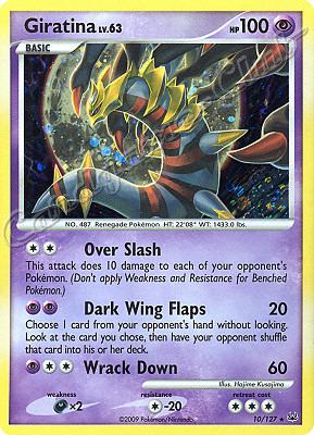 010 / 127 Giratina LV.63 rara foil (EN) -NEAR MINT-