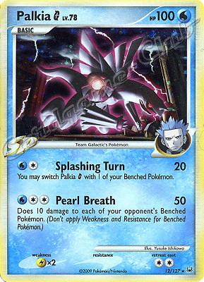 012 / 127 Palkia SP LV.78 rara foil (EN) -NEAR MINT-