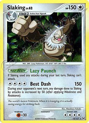 016 / 127 Slaking LV.62 rara foil (EN) -NEAR MINT-