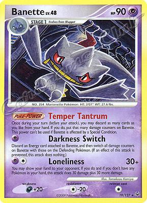 019 / 127 Banette LV.48 rara (EN) -NEAR MINT-