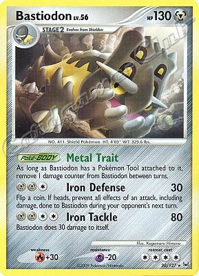 020 / 127 Bastiodon LV.56 rara (EN) -NEAR MINT-