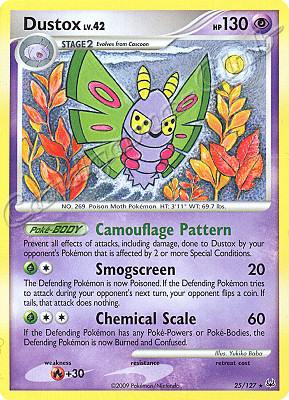 025 / 127 Dustox LV.42 rara (EN) -NEAR MINT-