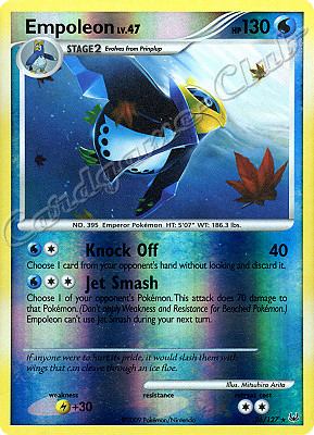 026 / 127 Empoleon LV.47 rara foil reverse (EN) -NEAR MINT-