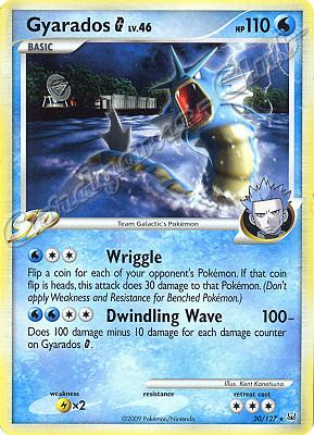 030 / 127 Gyarados SP LV.46 rara (EN) -NEAR MINT-