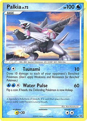 037 / 127 Palkia LV.72 rara (EN) -NEAR MINT-