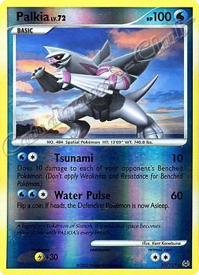 037 / 127 Palkia LV.72 rara foil reverse (EN) -NEAR MINT-