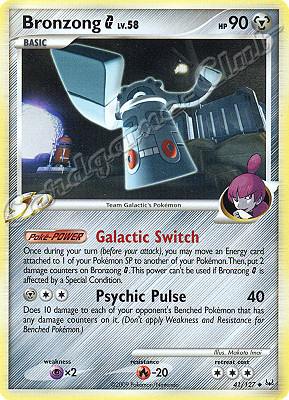 041 / 127 Bronzong SP LV.58 non comune (EN) -NEAR MINT-