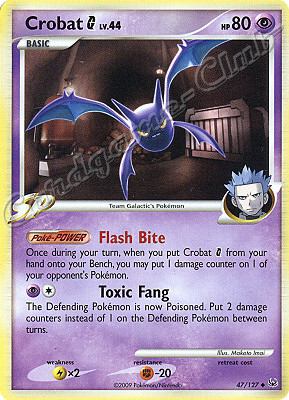 047 / 127 Crobat SP LV.44 non comune (EN) -NEAR MINT-
