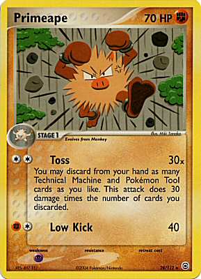 028 / 112 Primeape rara (EN) -NEAR MINT-