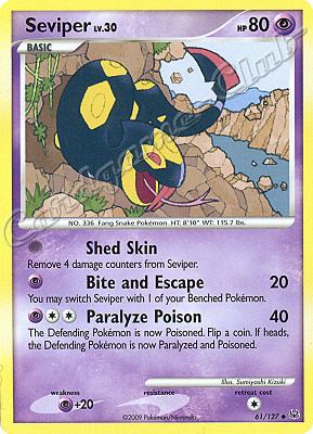 061 / 127 Seviper LV.30 non comune (EN) -NEAR MINT-