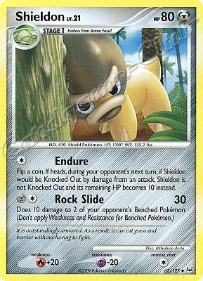 062 / 127 Shieldon LV.21 non comune (EN) -NEAR MINT-