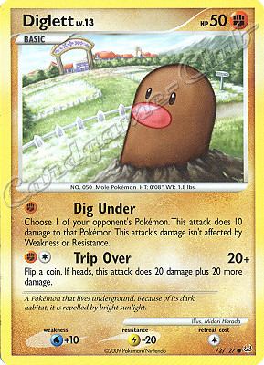 072 / 127 Diglett LV.13 comune (EN) -NEAR MINT-