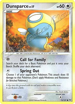 073 / 127 Dunsparce LV.17 comune (EN) -NEAR MINT-