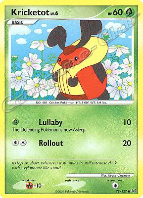 078 / 127 Kricketot LV.6 comune (EN) -NEAR MINT-