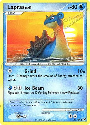 079 / 127 Lapras LV.41 comune (EN) -NEAR MINT-