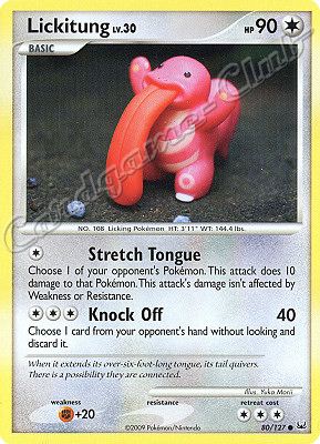 080 / 127 Lickitung LV.30 comune (EN) -NEAR MINT-