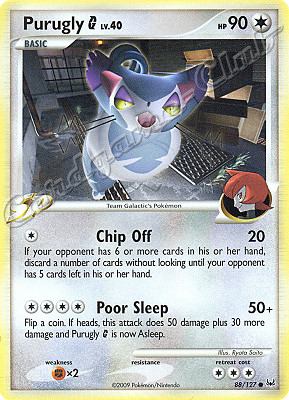 088 / 127 Purugly SP LV.40 comune (EN) -NEAR MINT-