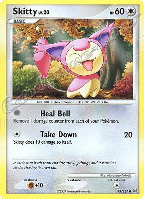 093 / 127 Skitty LV.20 comune (EN) -NEAR MINT-
