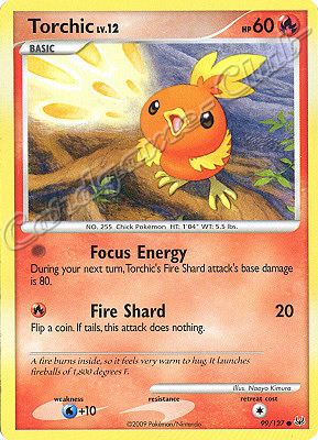 099 / 127 Torchic LV.12 comune (EN) -NEAR MINT-