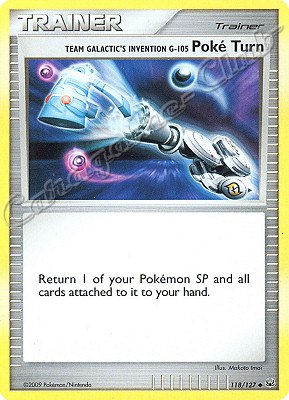 118 / 127 Team Galactic's Invention G-105 Poke' Turn non comune (EN) -NEAR MINT-