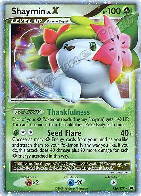 126 / 127 Shaymin LV.X rara livello X foil (EN) -NEAR MINT-