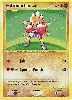 129 / 127 Hitmonchan LV.33 rara parallela foil (EN) -NEAR MINT-