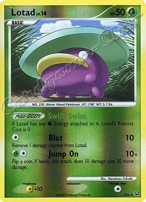 SH4 Lotad LV.14 rara foil reverse (EN) -NEAR MINT-