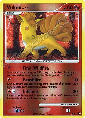 SH6 Vulpix LV.20 rara foil reverse (EN) -NEAR MINT-