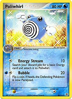 046 / 112 Poliwhirl non comune (EN) -NEAR MINT-