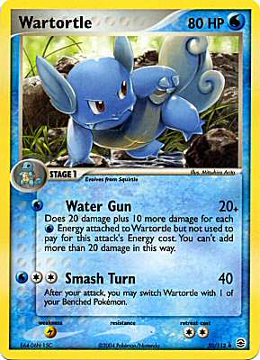 050 / 112 Wartortle non comune (EN) -NEAR MINT-
