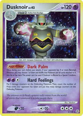 002 / 130 Dusknoir Lv.42 rara foil (EN) -NEAR MINT-