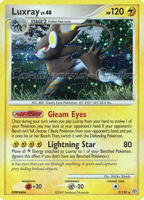 007 / 130 Luxray Lv.48 rara foil (EN) -NEAR MINT-