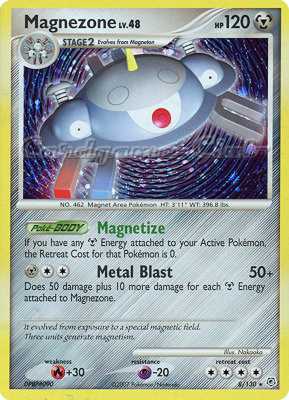 008 / 130 Magnezone Lv.48 rara foil (EN) -NEAR MINT-