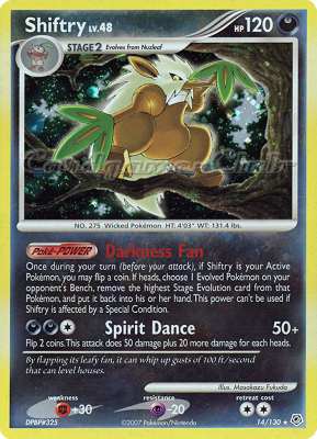 014 / 130 Shiftry Lv.48 rara foil (EN) -NEAR MINT-